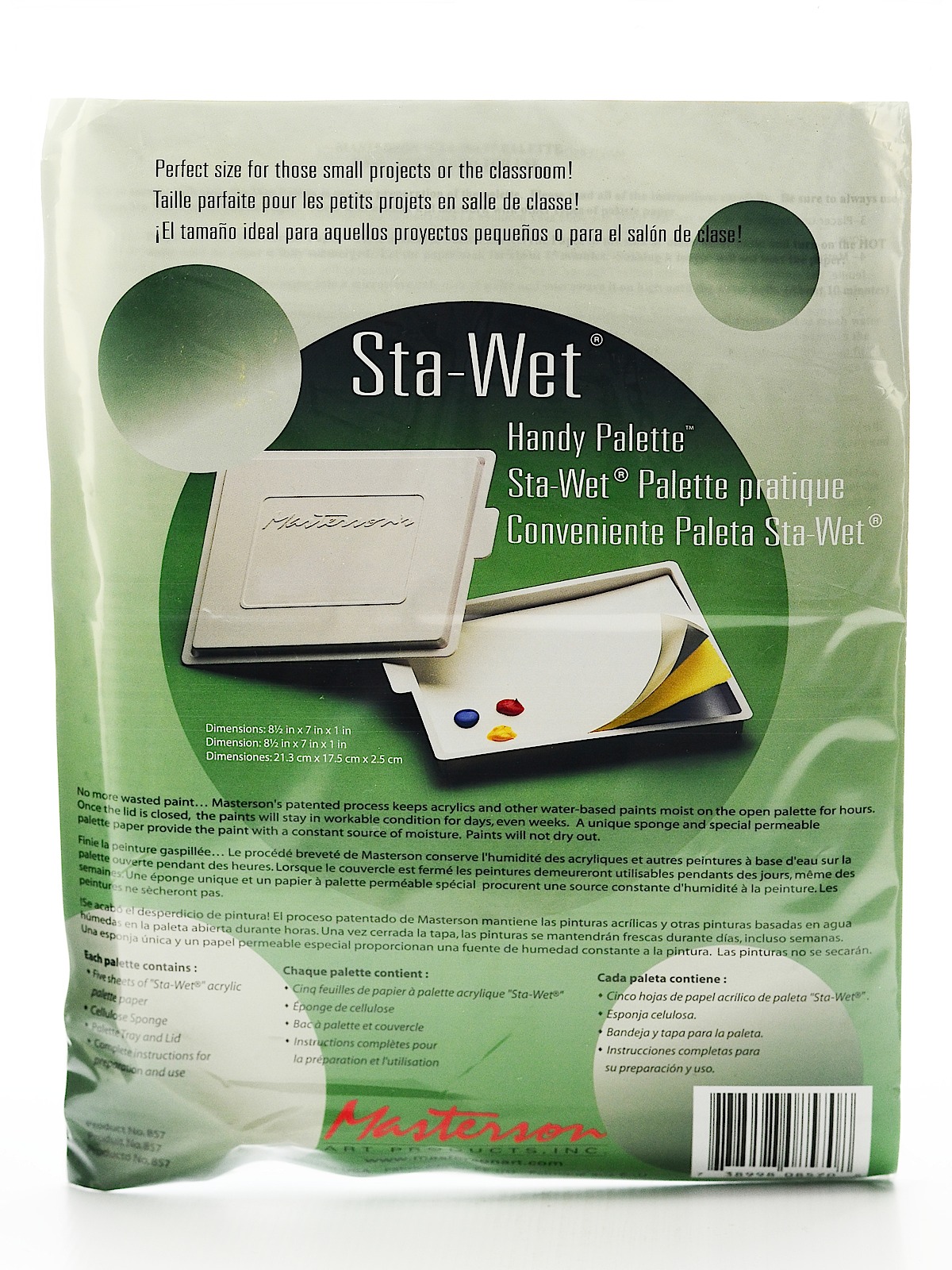Sta-Wet Handy Palette each no. 857 sta-wet handy palette