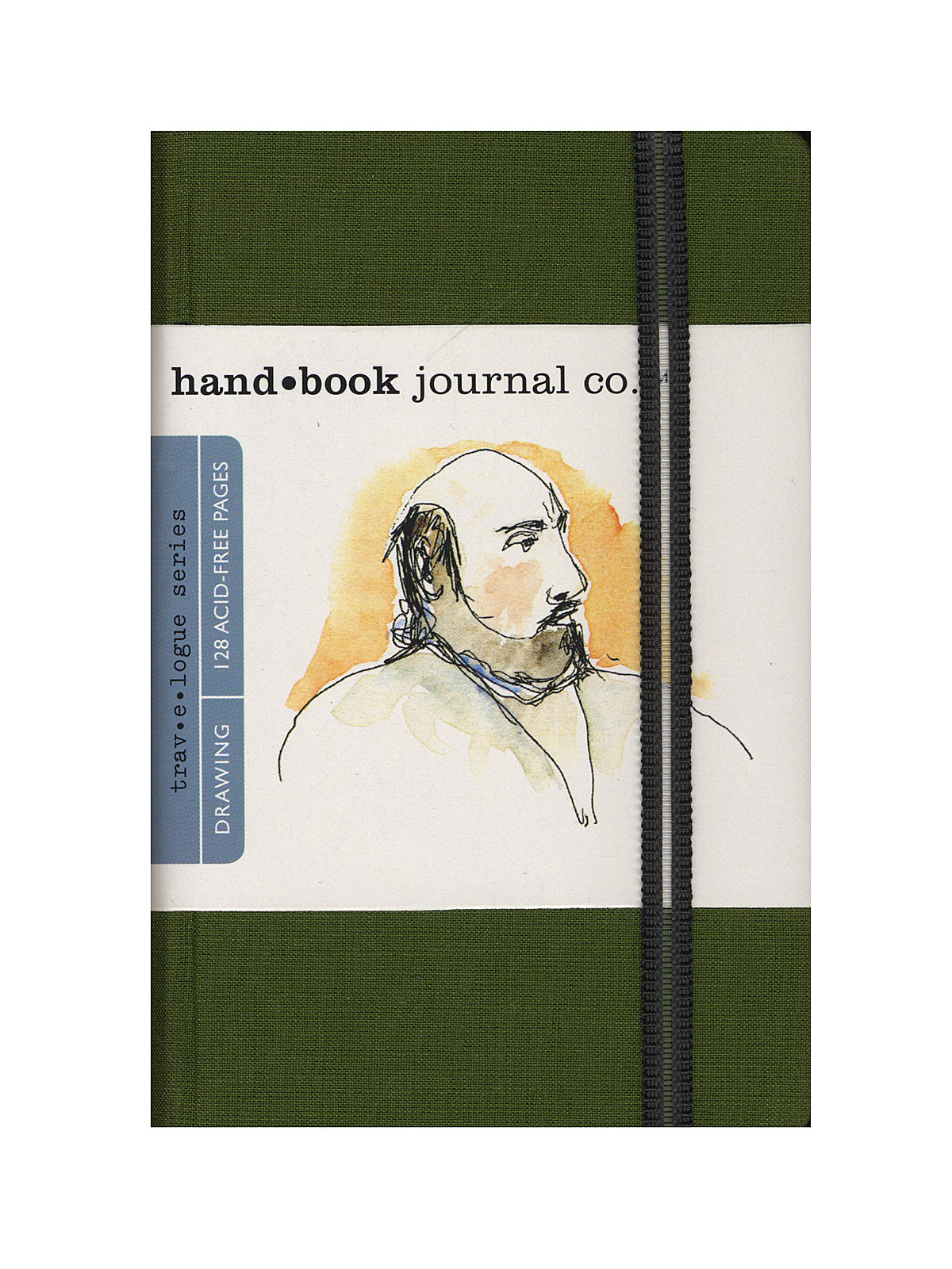 Travelogue Drawing Journals 3 1 2 in. x 5 1 2 in. portrait cadmium green