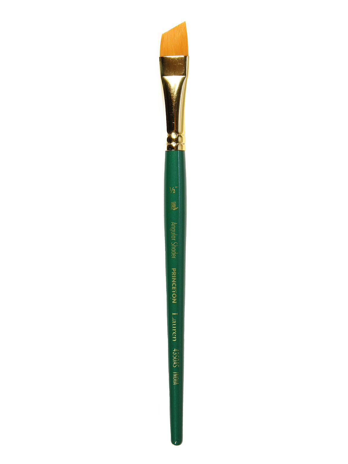 Series 4350 Lauren Short Handle Brushes 1 2 in. angular shader