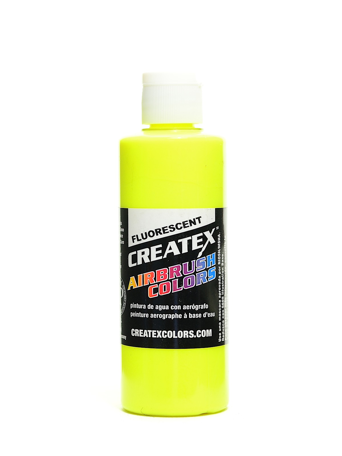 Airbrush Colors fluorescent yellow 4 oz.