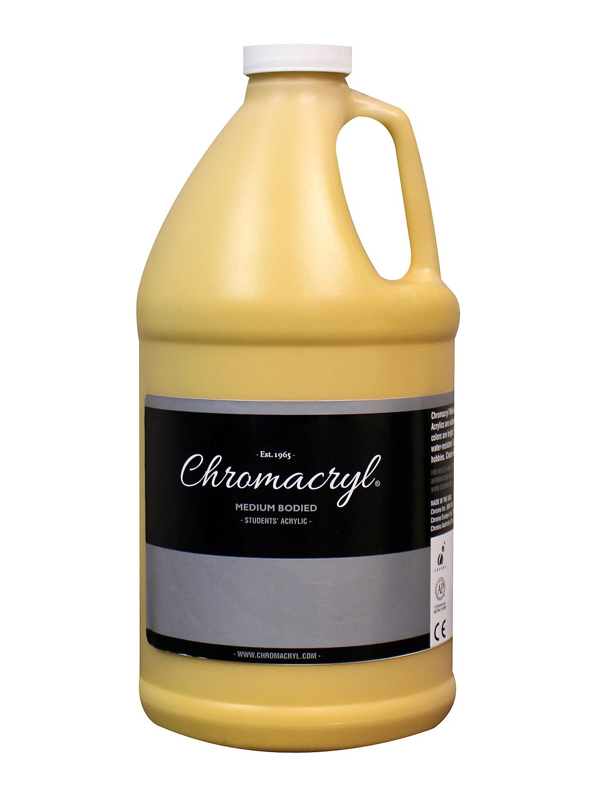 Chromacryl Students' Acrylic Paints Yellow Oxide 2 Liters