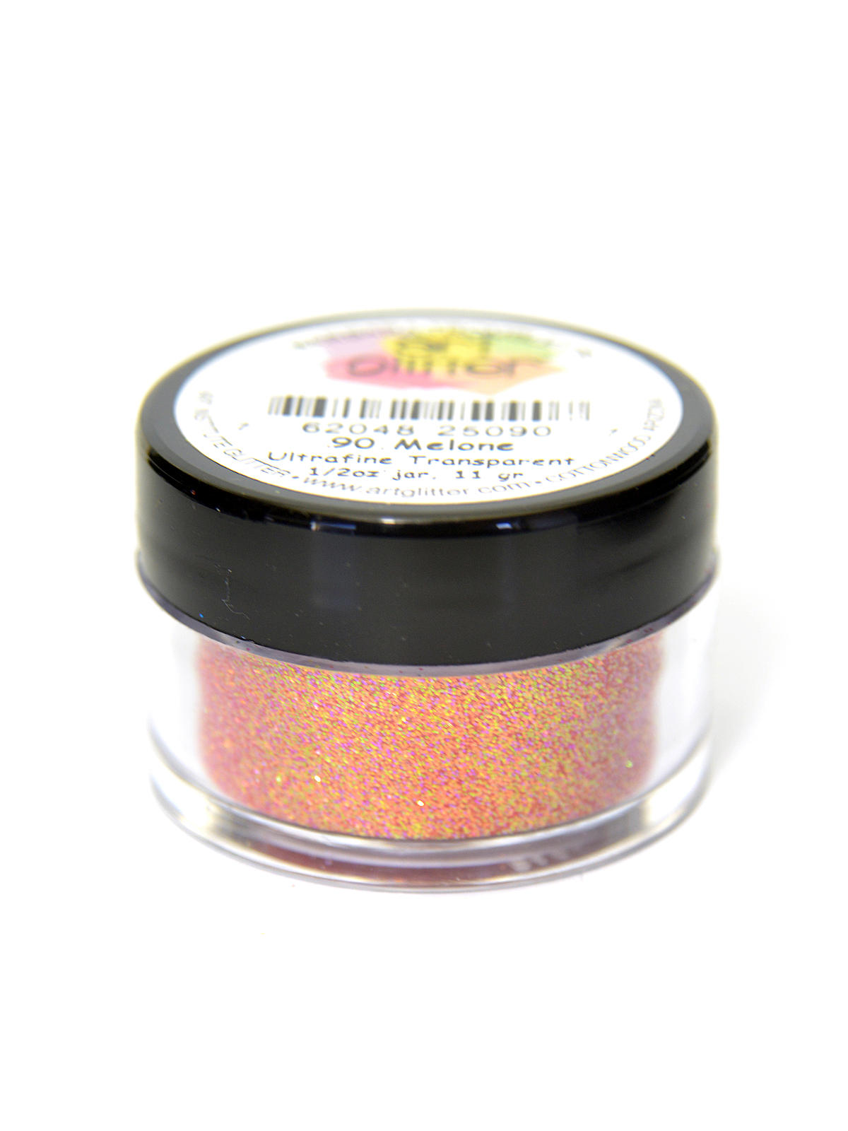 Ultrafine Transparent Glitter melone 1 2 oz. jar