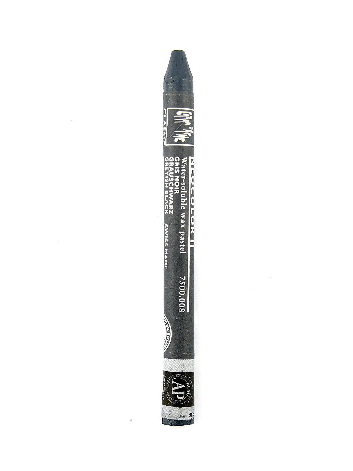 Neocolor II Aquarelle Water Soluble Wax Pastels black gray