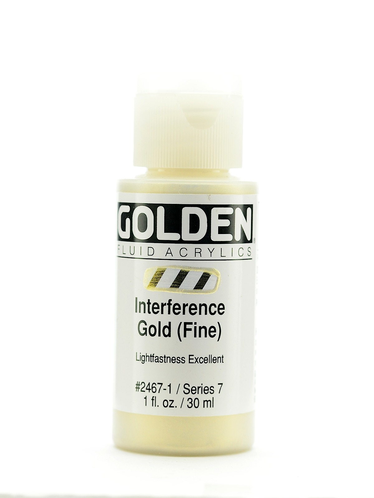 Fluid Acrylics interference gold fine 1 oz.