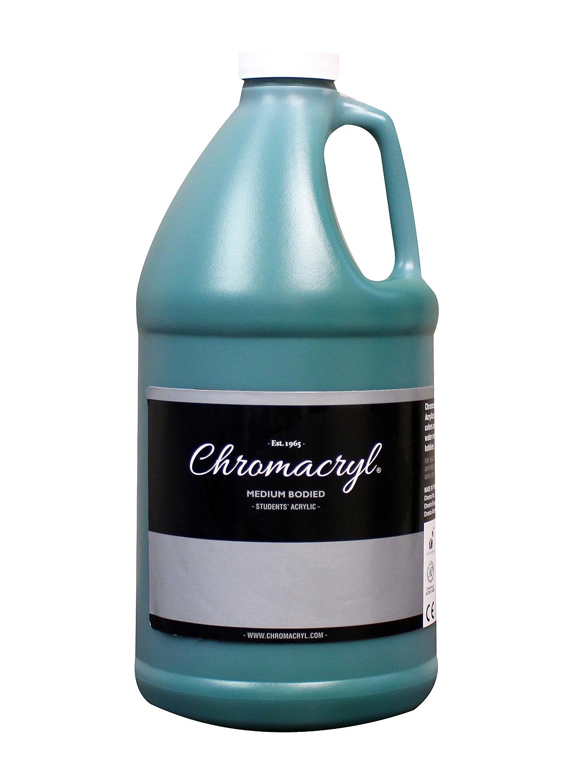 Chromacryl Students' Acrylic Paints Deep Green 2 Liters