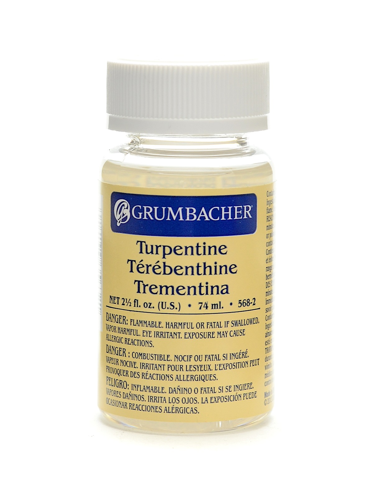 Gum Spirits of Turpentine 2 1 2 oz. bottle