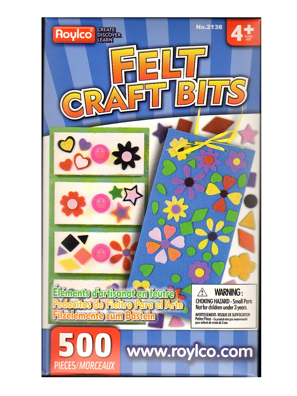Collage Pieces assorted felt shapes pack of 500
