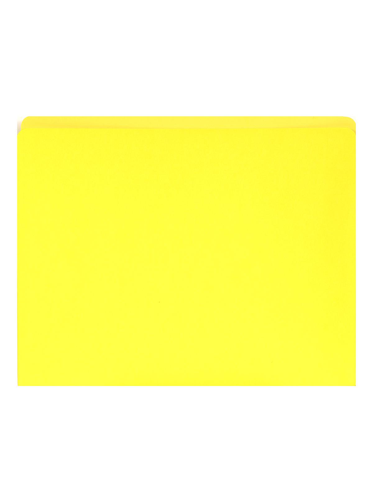 Project Folders sunny yellow 9.5 in. x 11.75 in. x 3.5 in. each