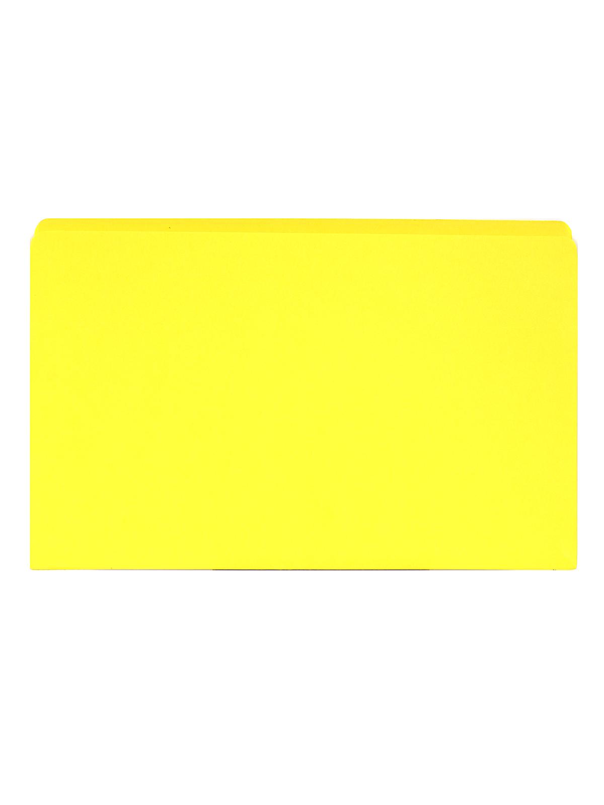 Project Folders Sunny Yellow 9.5 In. X 14.75 In. X 3.5 In. Each