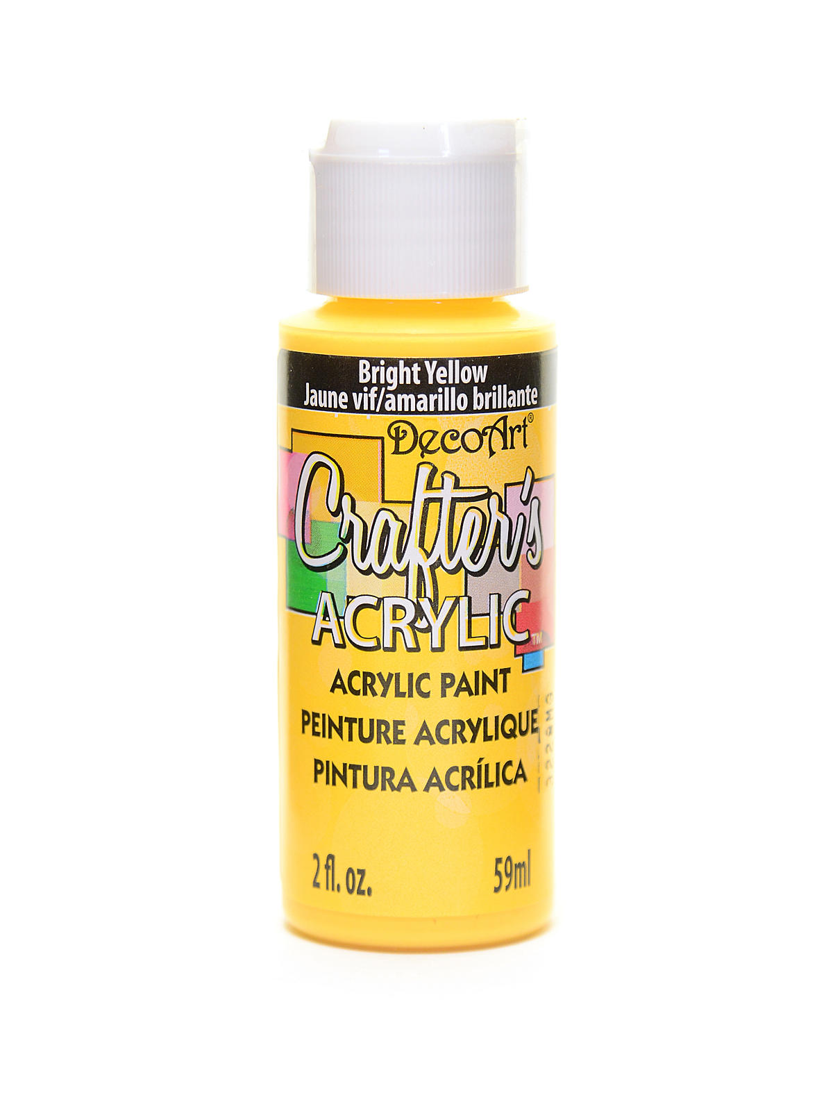 Crafters Acrylic 2 Oz Bright Yellow