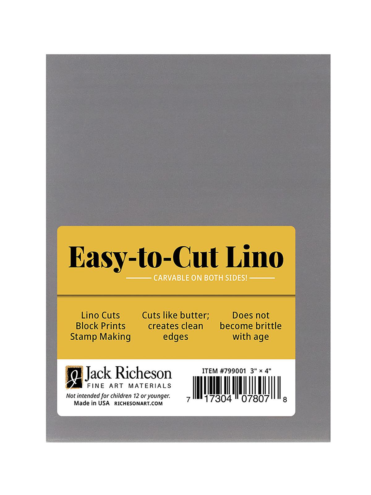 Unmounted Easy-to-Cut Linoleum 3 in. x 4 in.