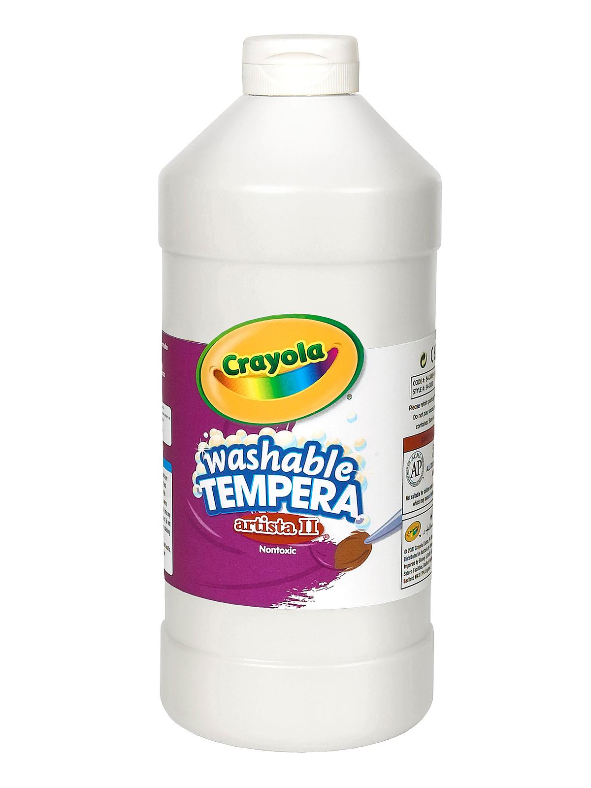 Artista Ii Liquid Tempera Paint White 32 Oz.