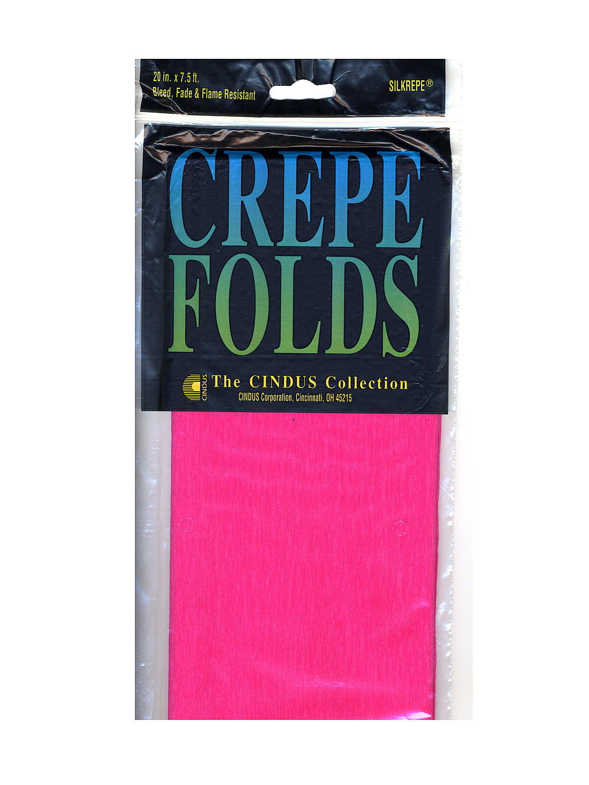 Crepe Paper Folds Bombay Pink