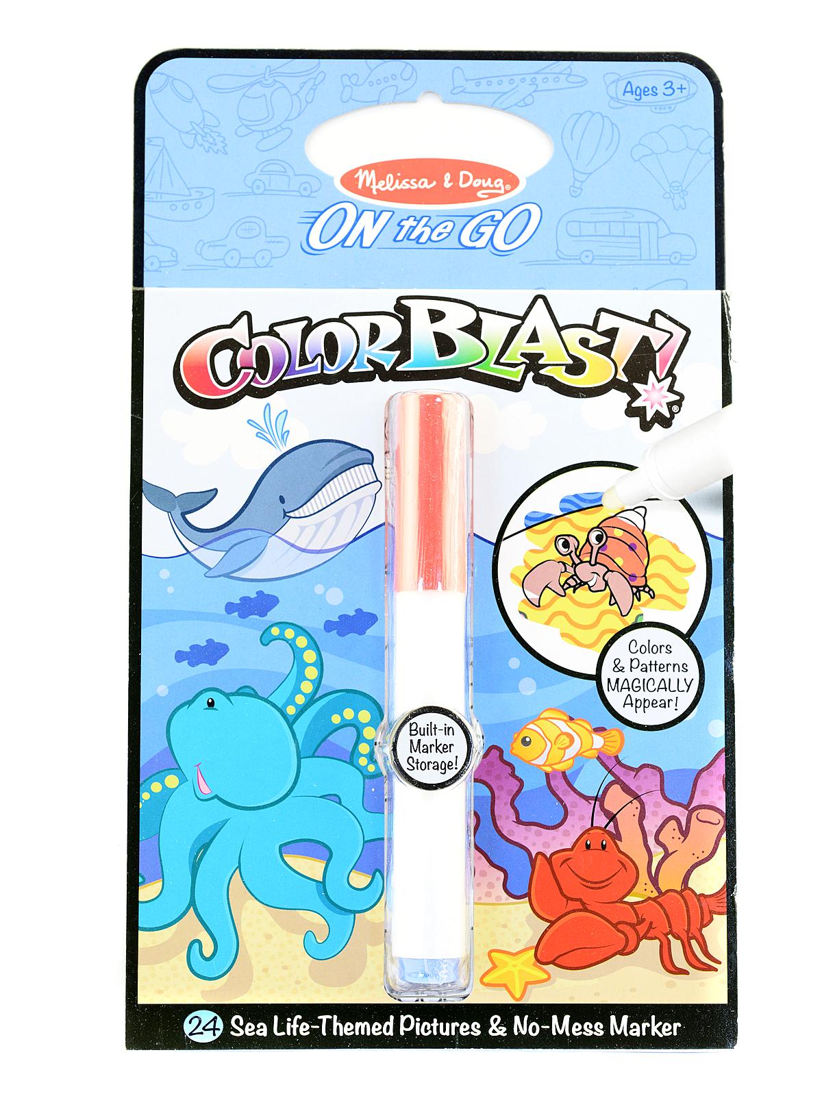On the Go Color Blast sea life