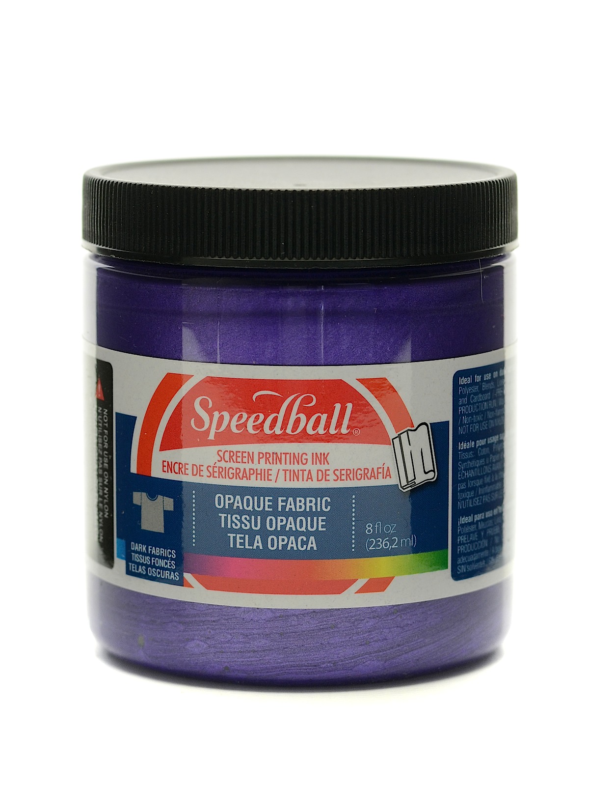 Opaque Fabric Screen Printing Inks Amethyst 8 Oz.