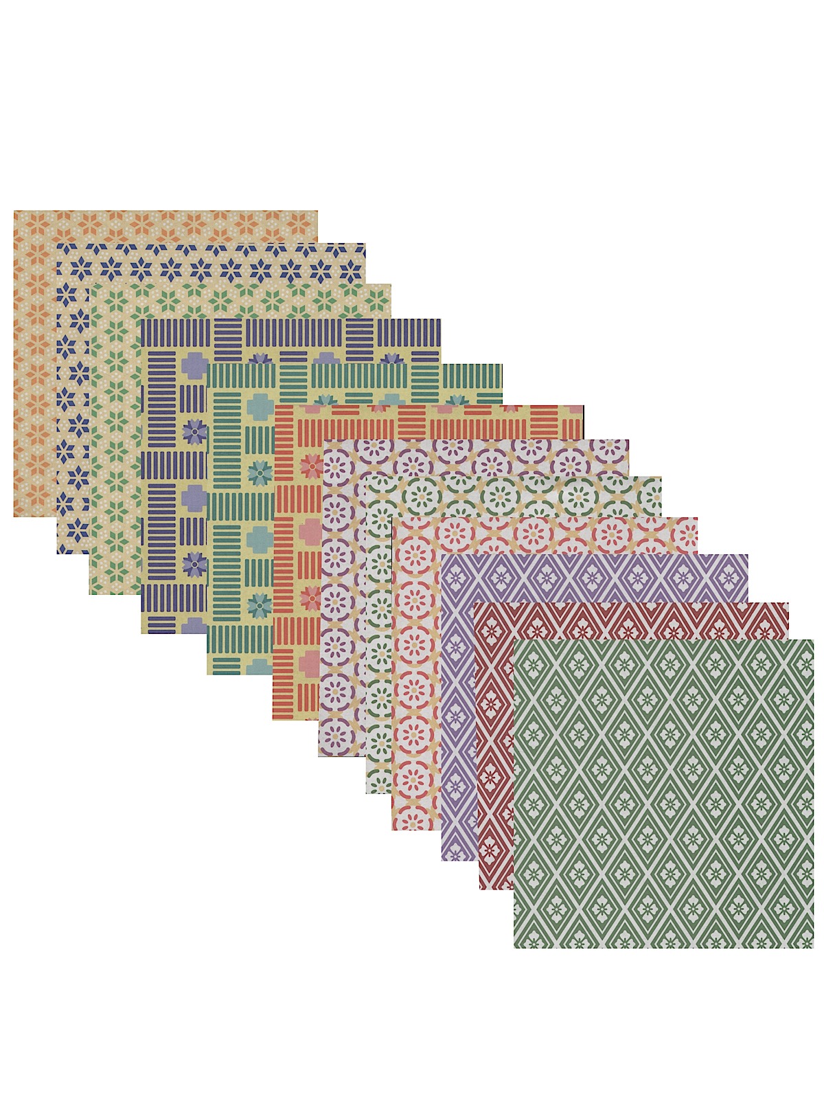 Origami Paper 6 In. X 6 In. Komon Chiyogami 48 Sheets