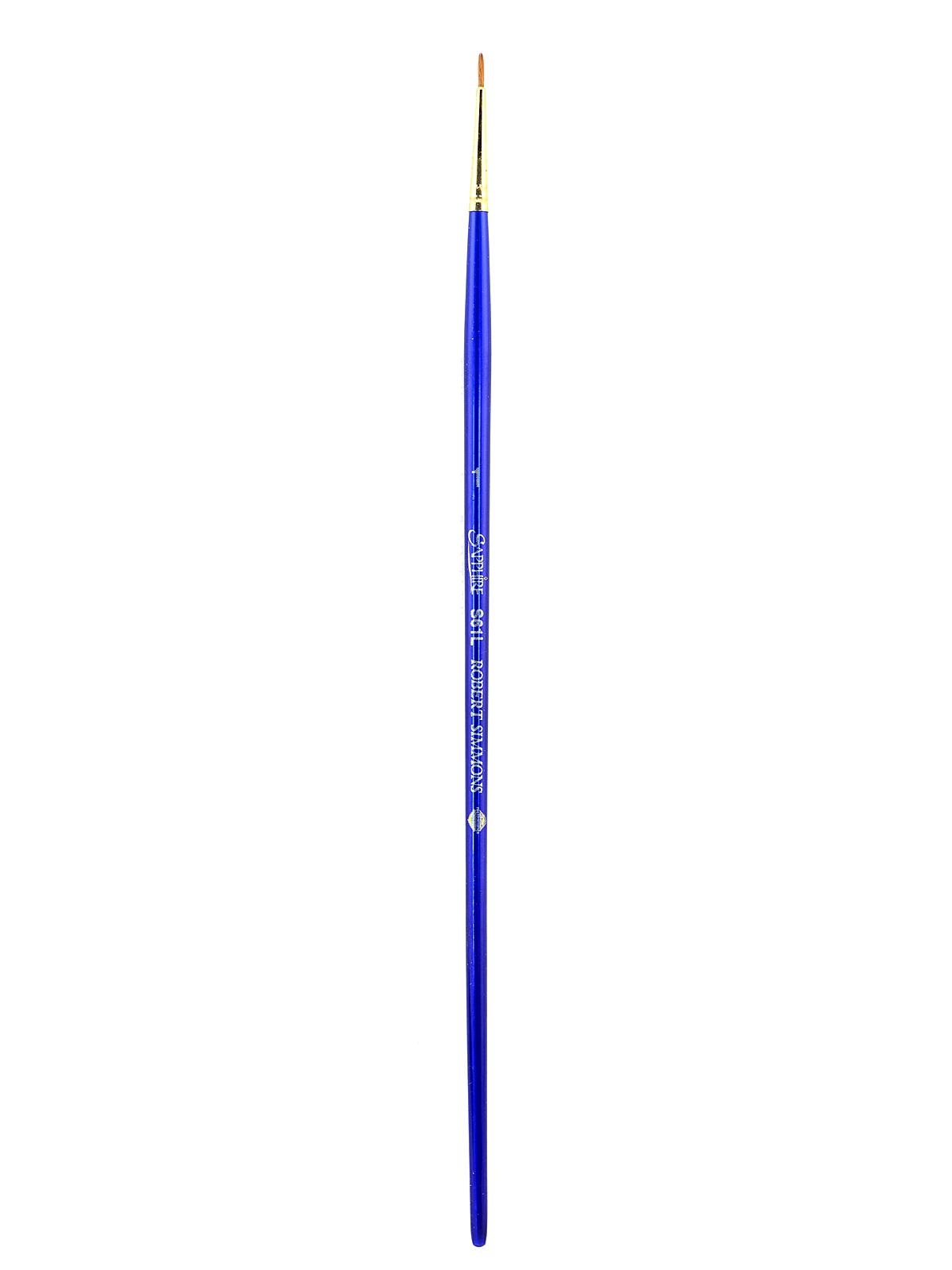 Sapphire Series Synthetic Brushes Long Handle 1 Round