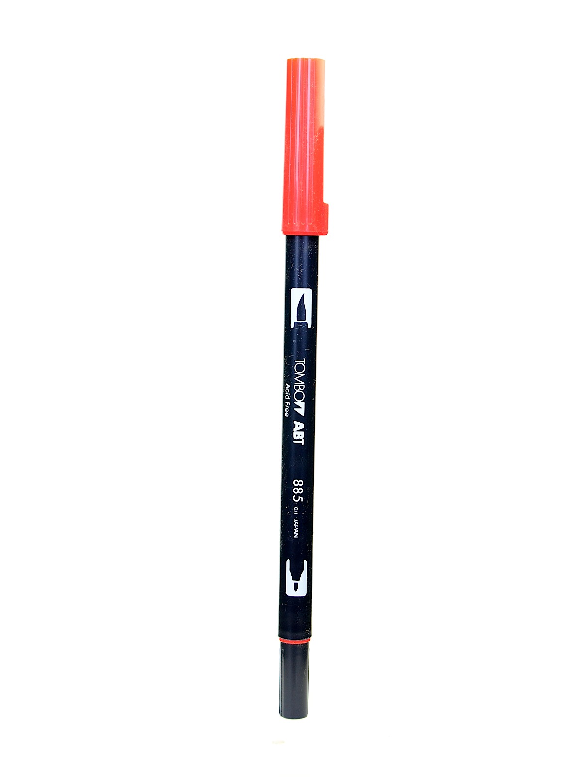Dual End Brush Pen warm red 885