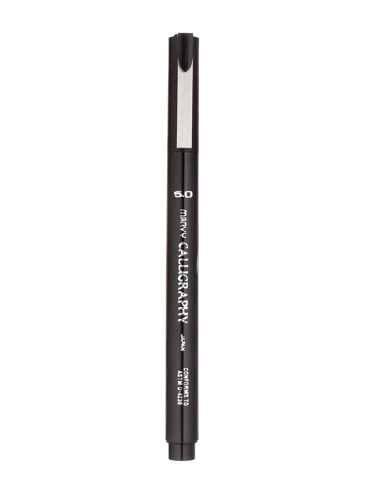6000 Calligraphy Pens black 5.0 mm broad