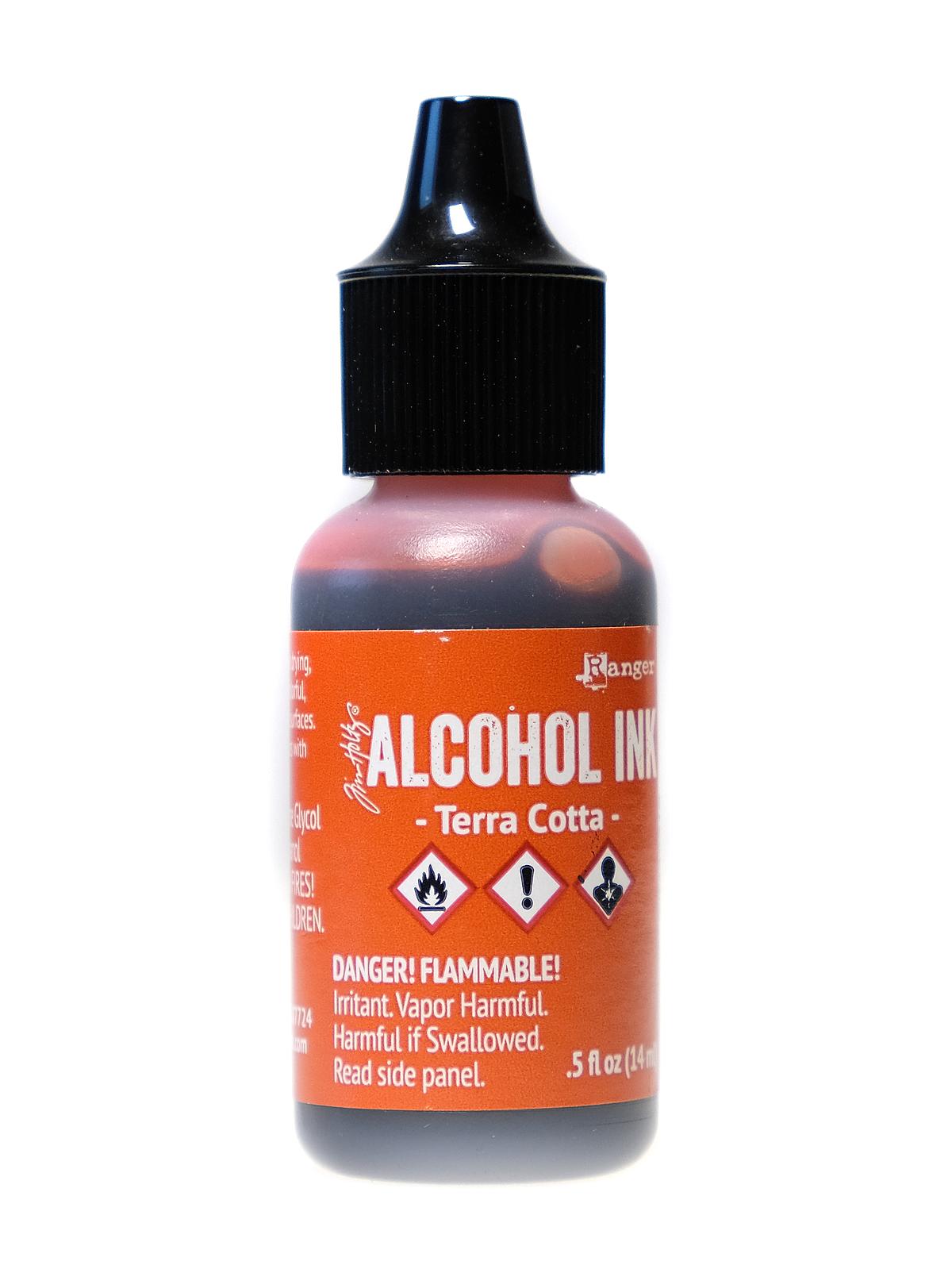 Tim Holtz Alcohol Inks terra cotta 0.5 oz. bottle