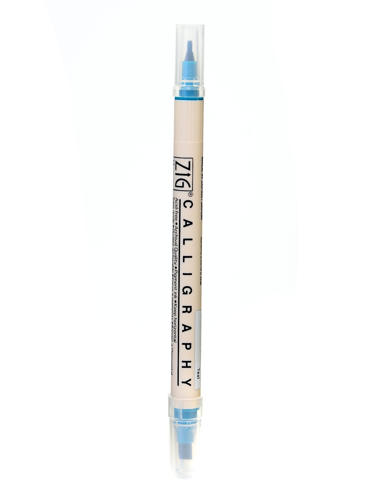 Memory System Double Sided Calligraphy Marker teal