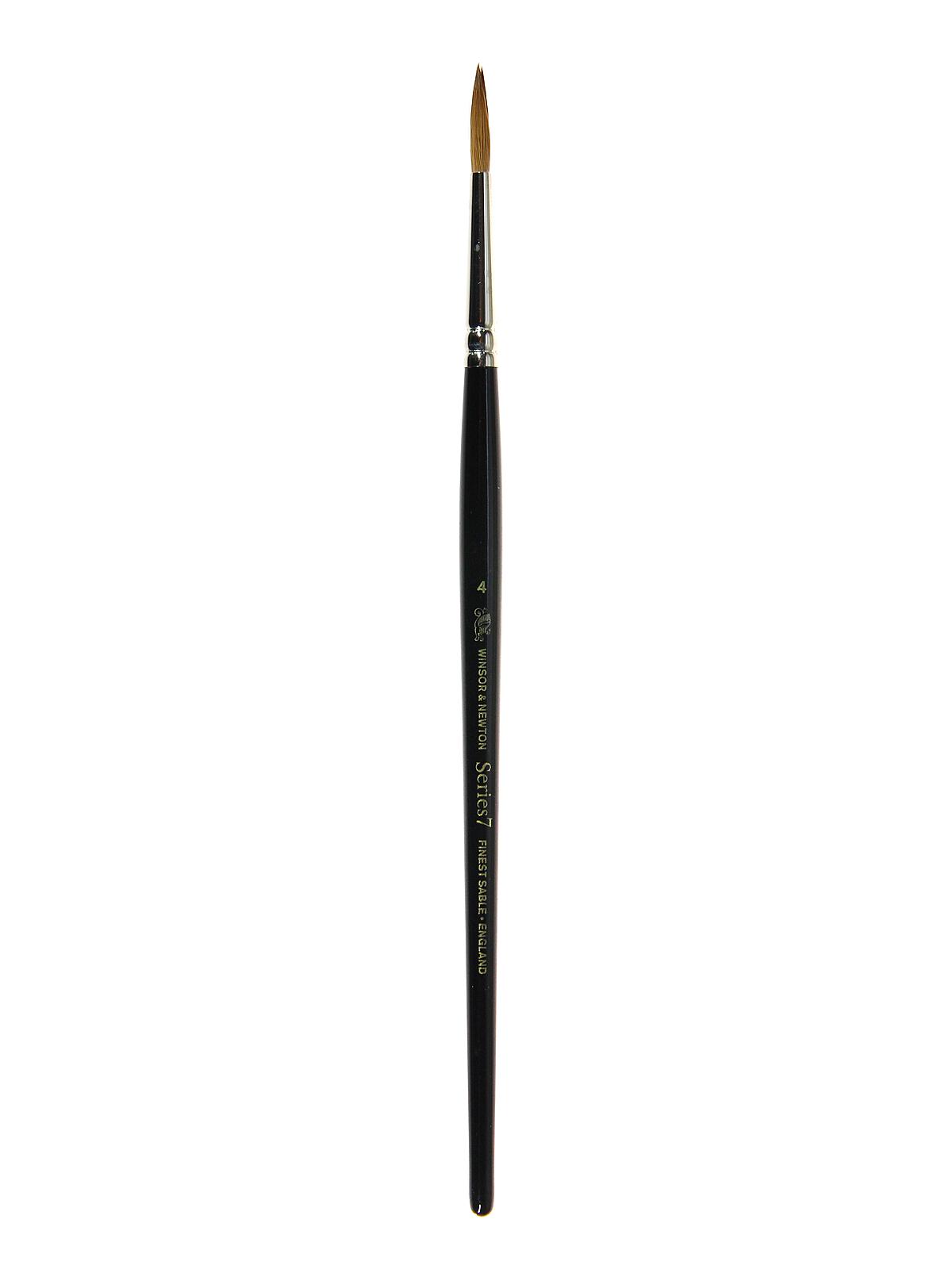 Series 7 Kolinsky Sable Pointed Round Brushes 4