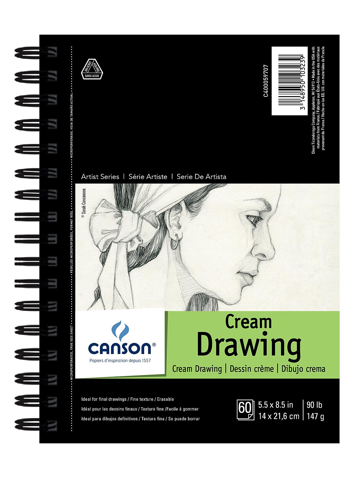 Artist Series Drawing Book 5.5 in. x 8.5 in. 60 sheets