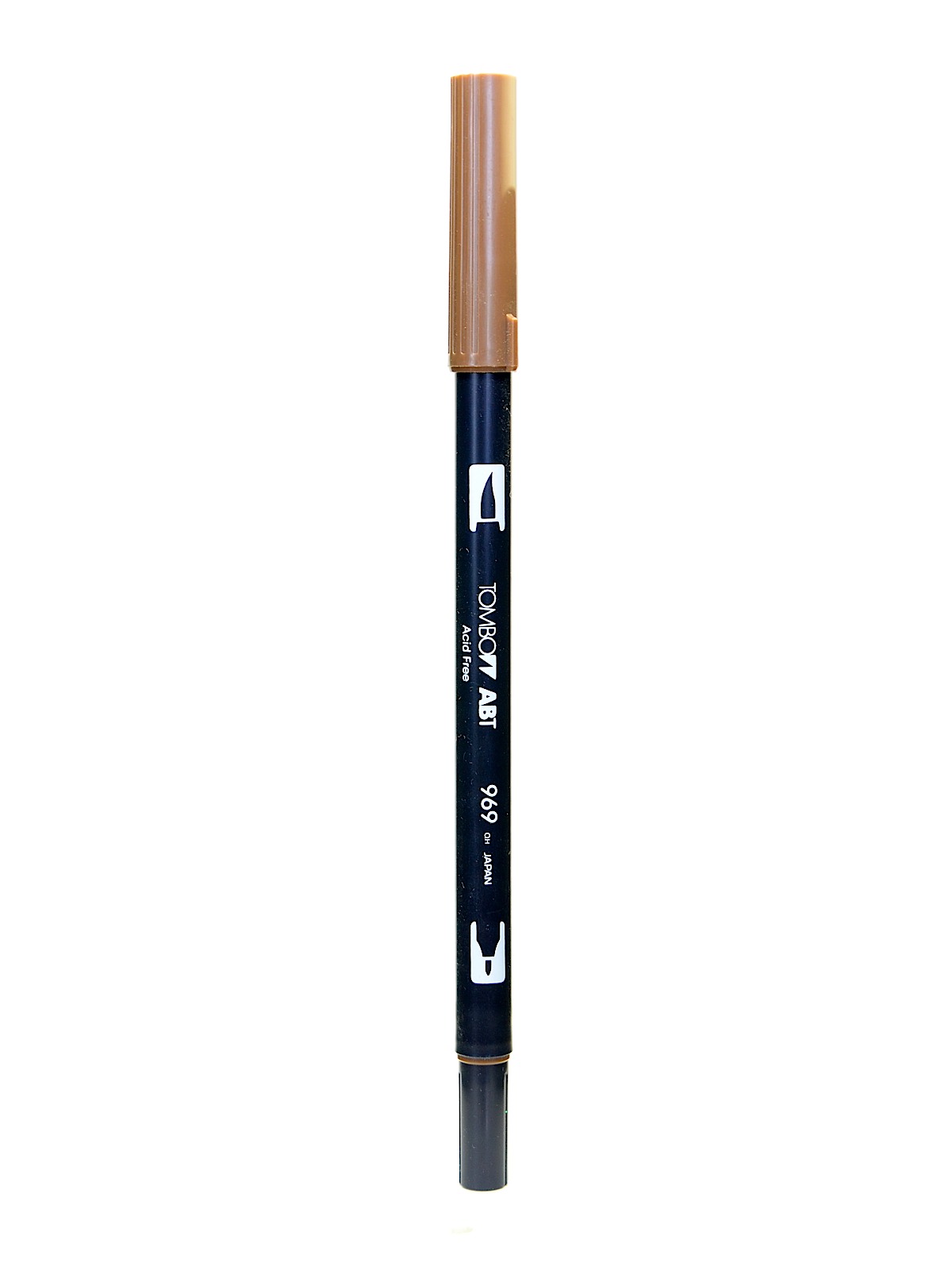 Dual End Brush Pen Chocolate 969