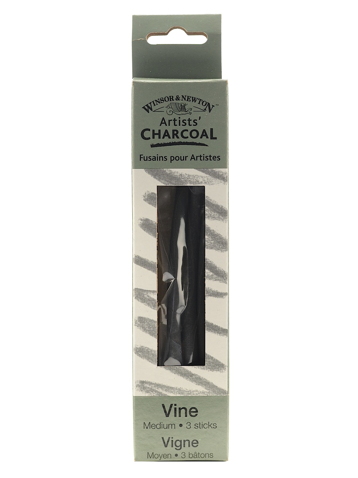 Artists' Charcoal vine medium box of 3