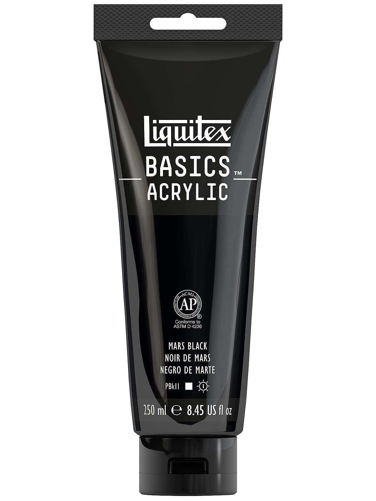 Basics Acrylics Colors mars black 8.5 oz. tube