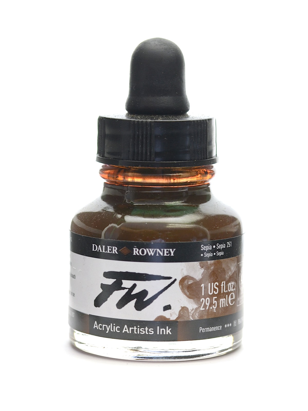 FW Artists' Ink sepia 1 oz.