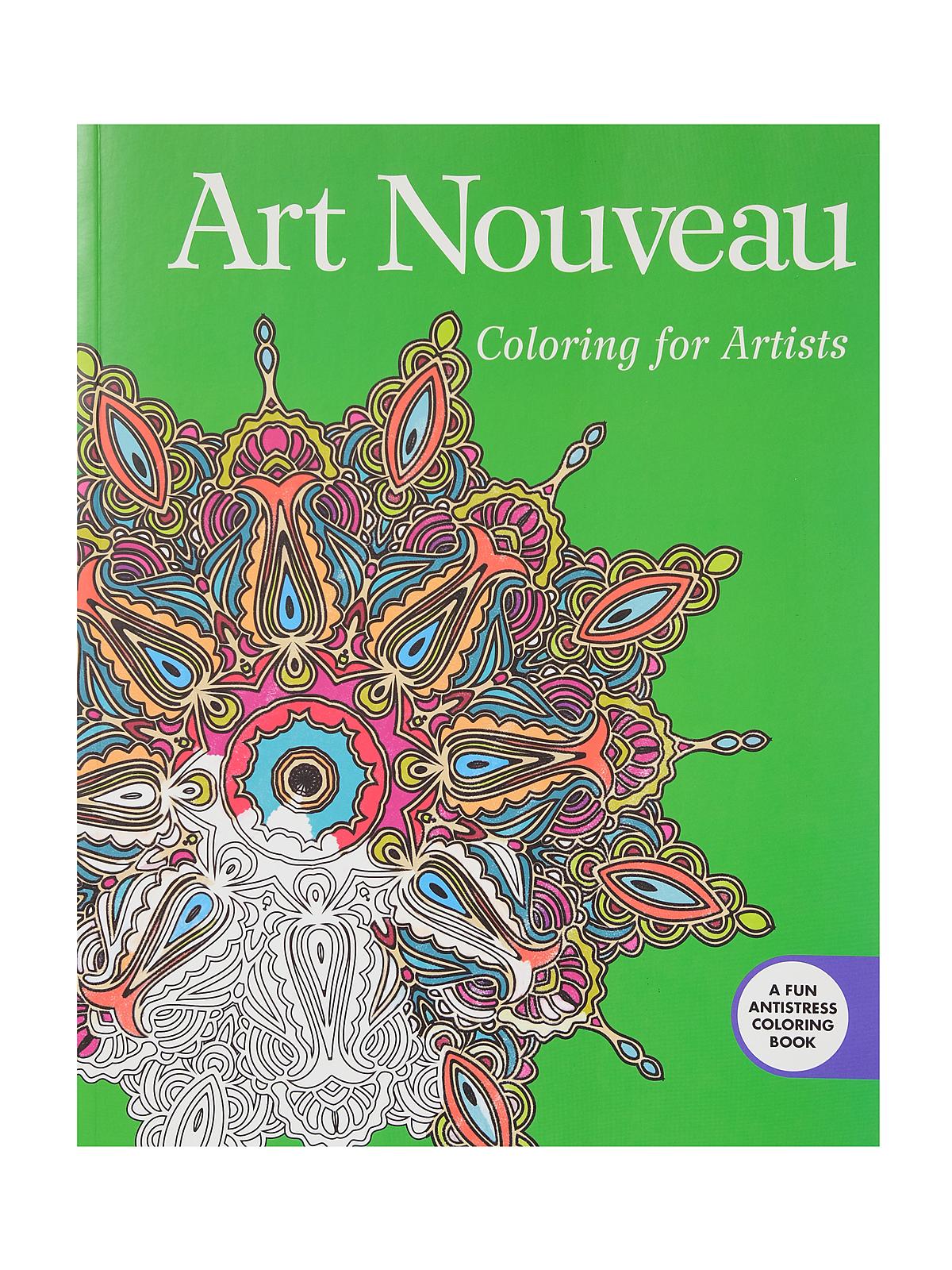 Coloring Books Art Nouveau: Coloring For Artists