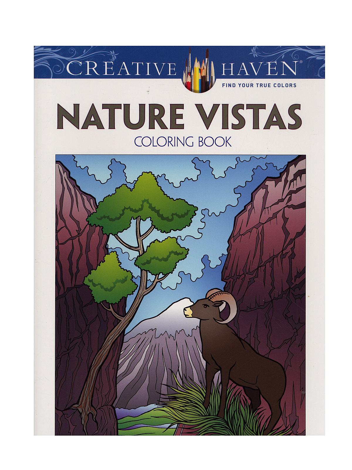 Creative Haven Coloring Books Nature Vistas