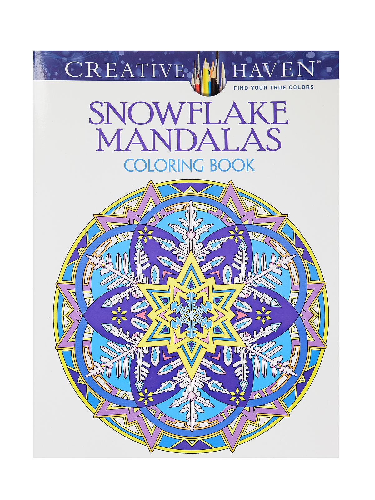 Creative Haven Coloring Books Snowflake Mandalas