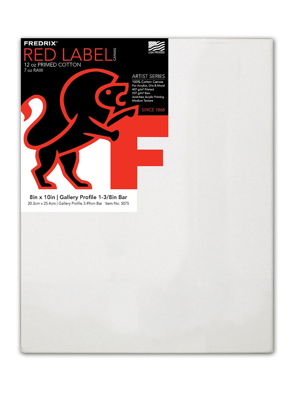 Red Label Gallerywrap Stretched Canvas 8 in. x 10 in. each