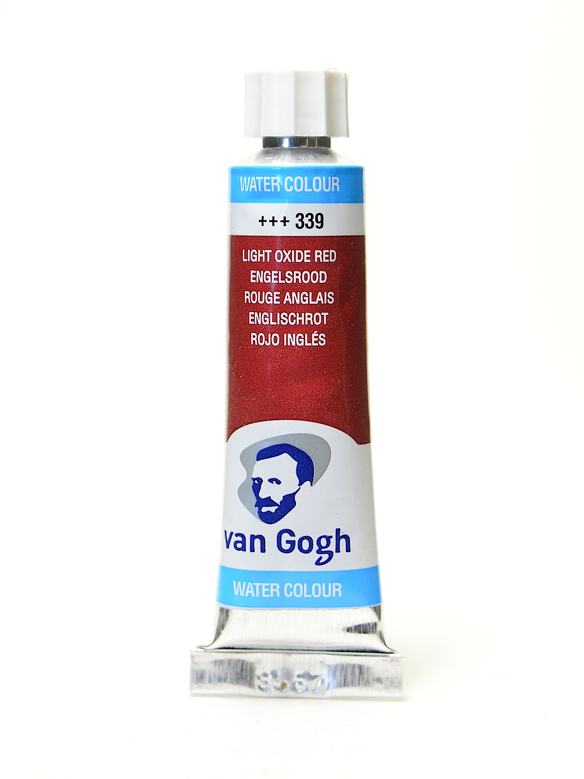 Watercolors light oxide red