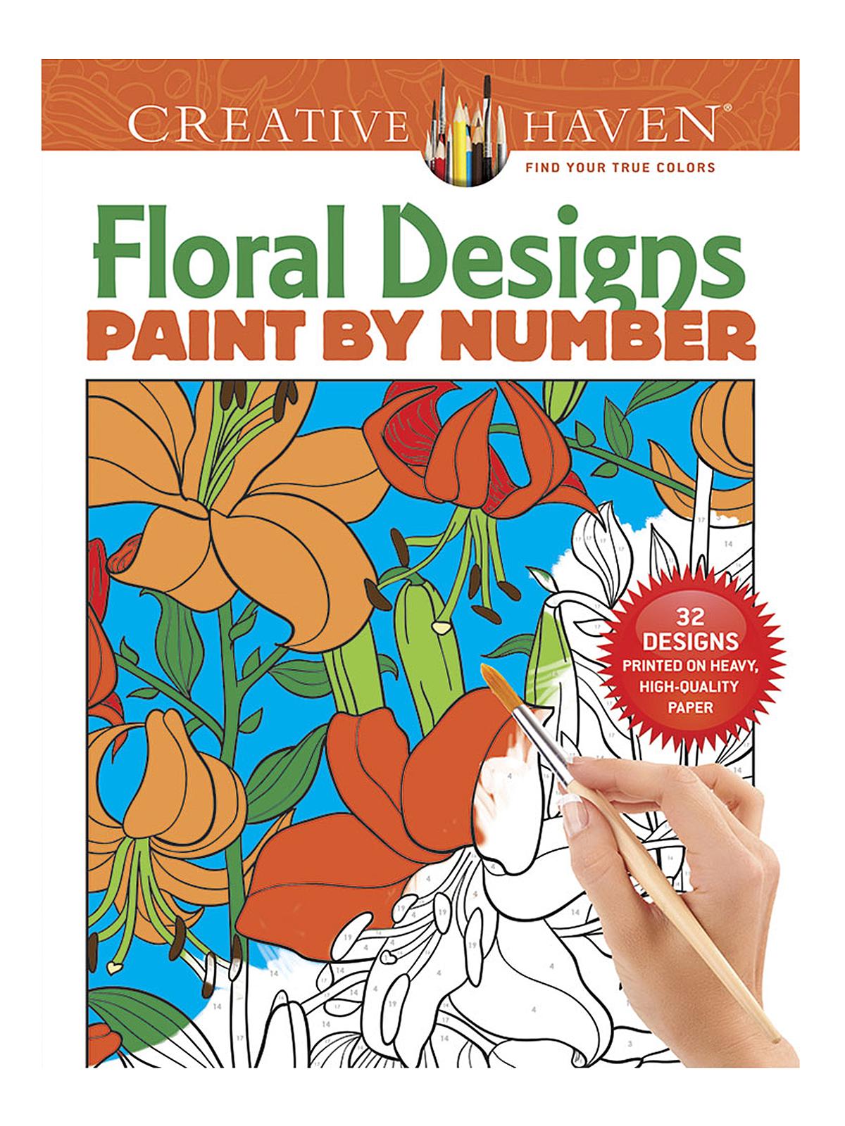 Creative Haven Paint By Number Floral Designs