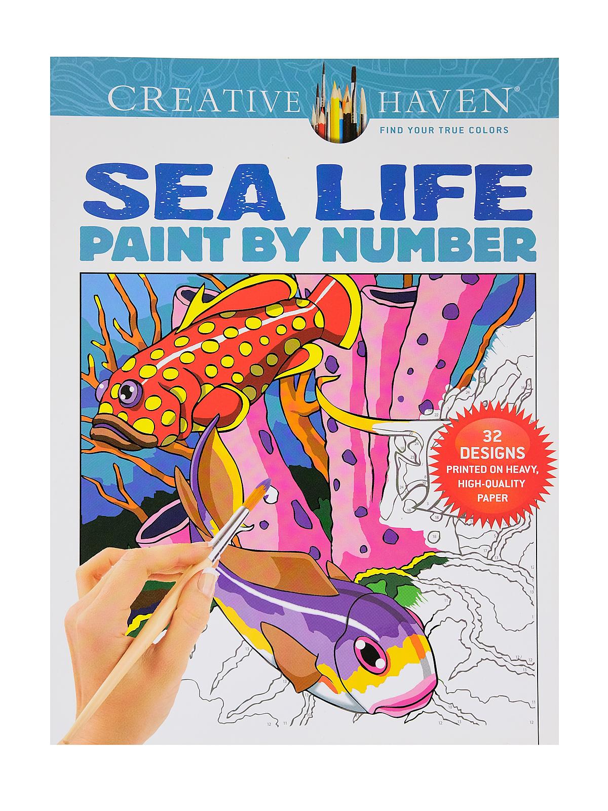 Creative Haven Paint By Number Sea Life
