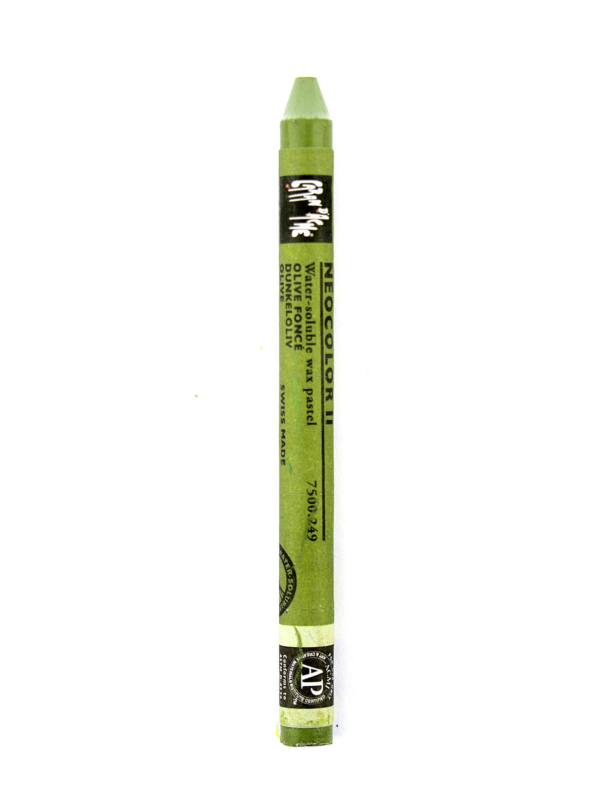 Neocolor II Aquarelle Water Soluble Wax Pastels olive