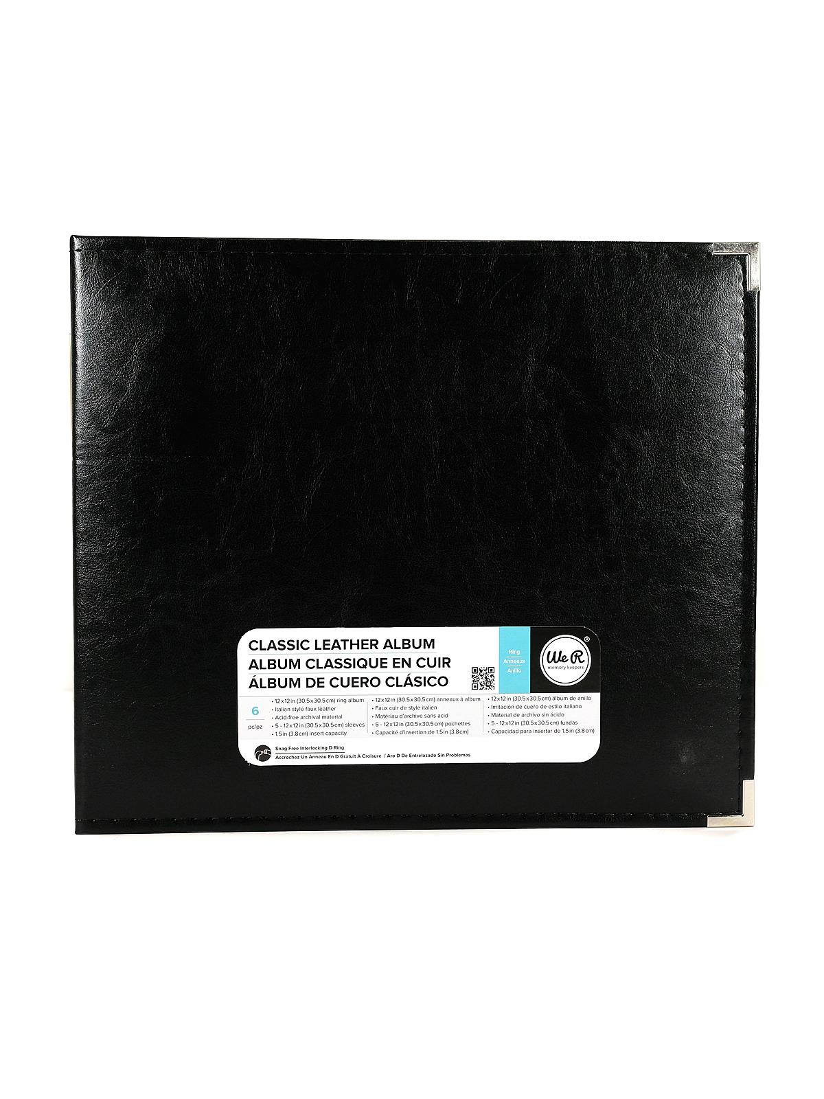Classic Ring Albums 12 in. x 12 in. black each