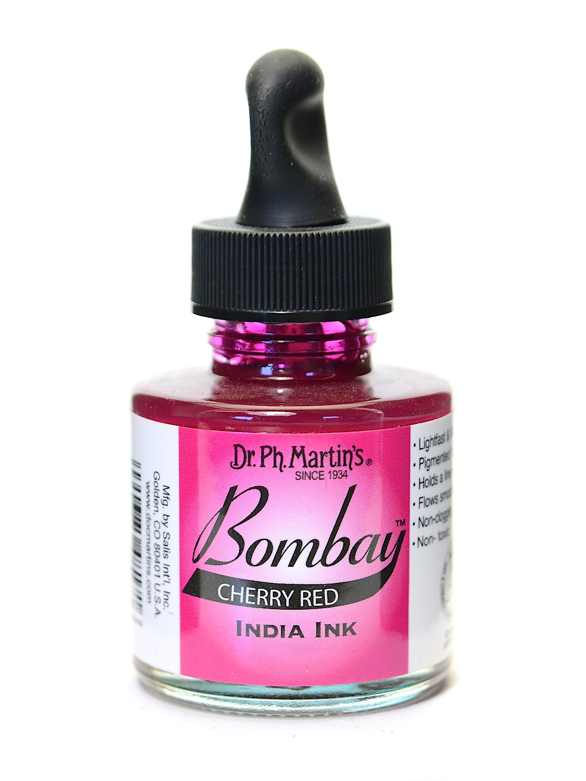 Bombay India Ink 1 oz. cherry red