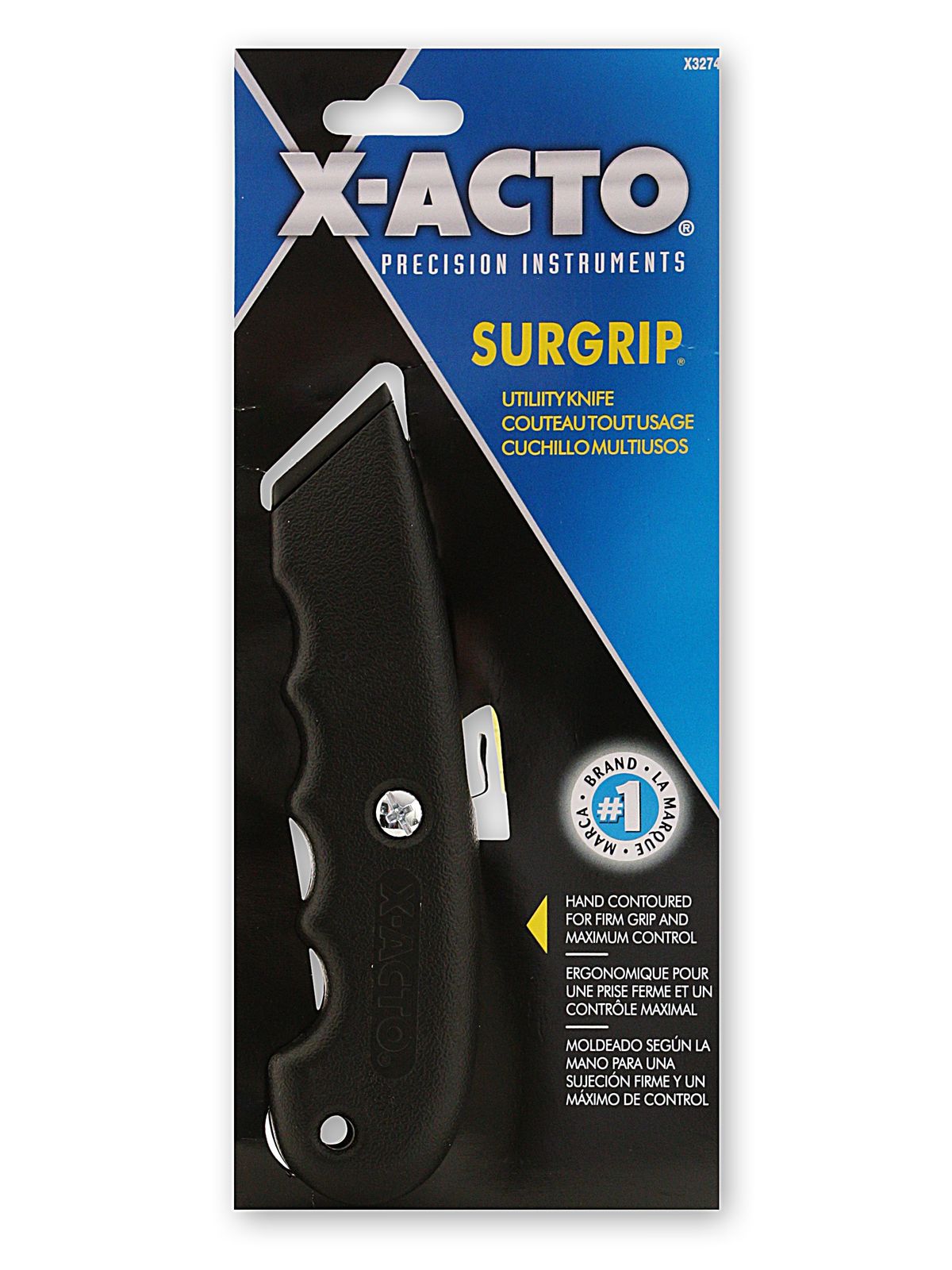 SurGrip Retractable Metal Utility Knife utility knife