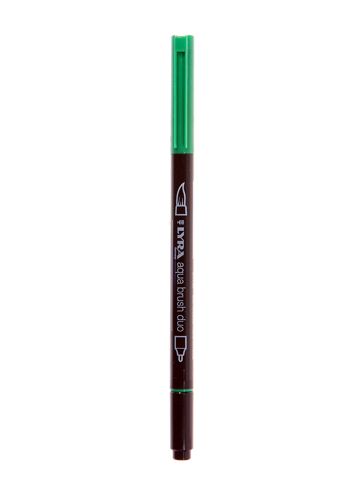 Aqua Brush Duo Markers emerald green