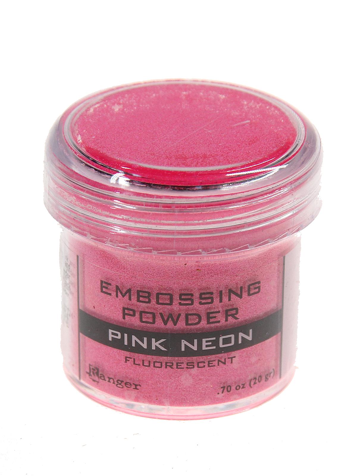 Embossing Powders pink neon 0.7 oz. jar
