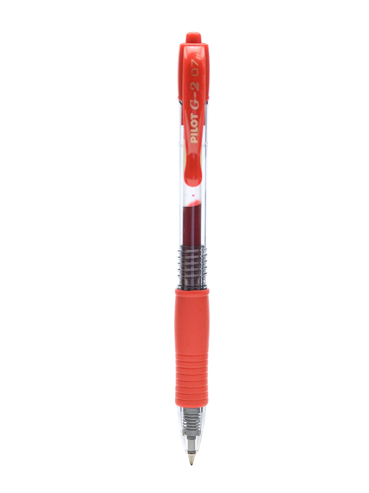 G-2 Retractable Gel Roller Pen red fine