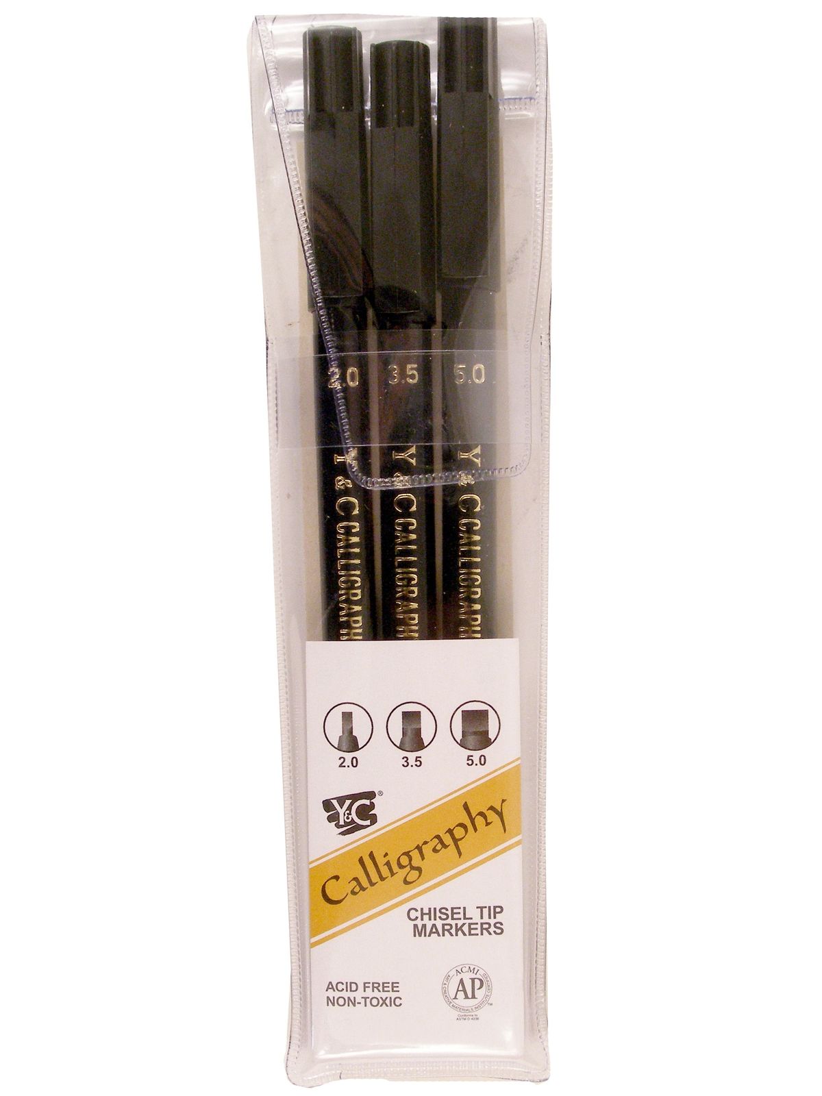 Calligraphy Chisel Tip Marker Set Set Of 3