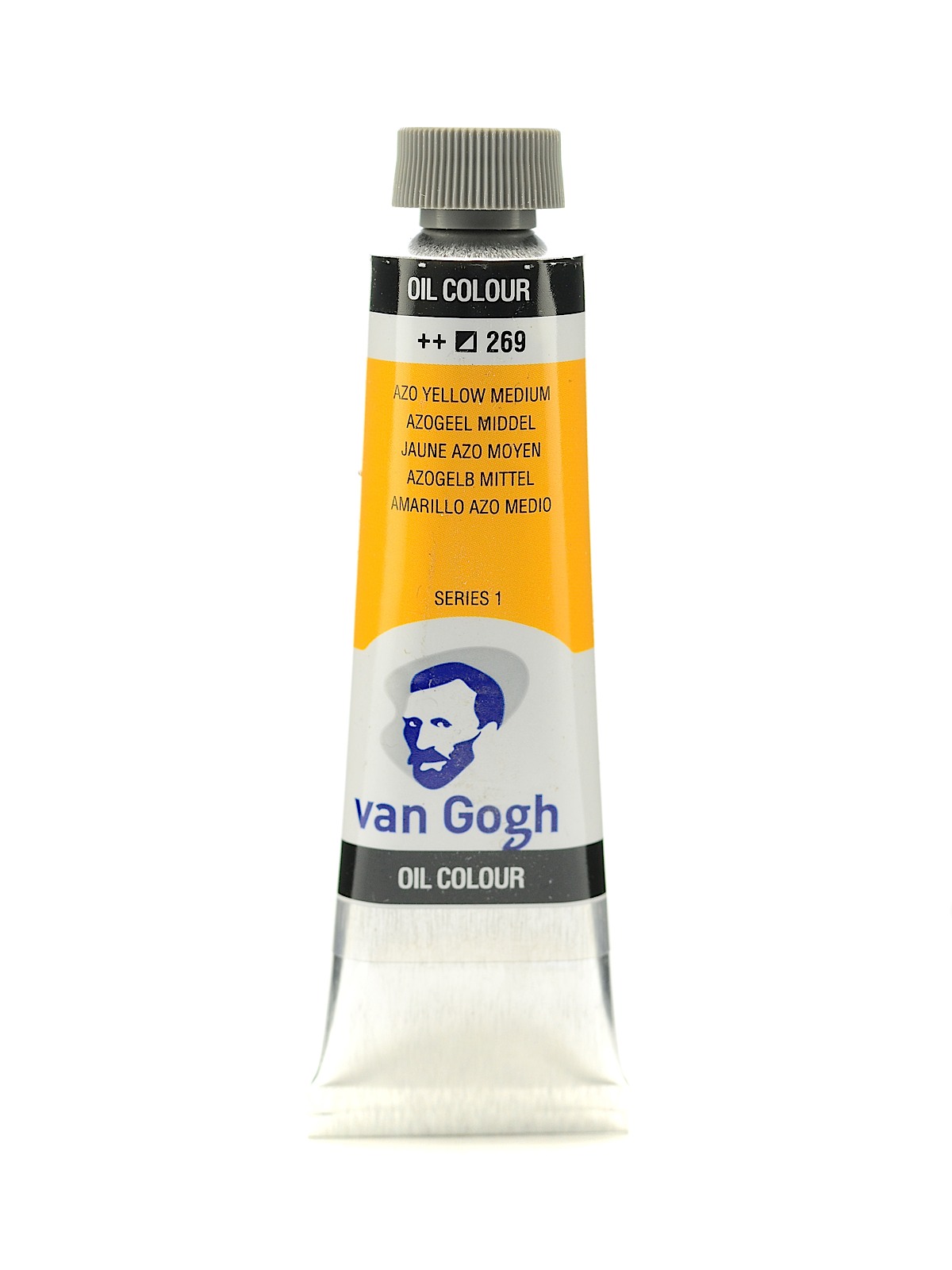 Oil Color azo yellow medium 40 ml (1.35 oz)