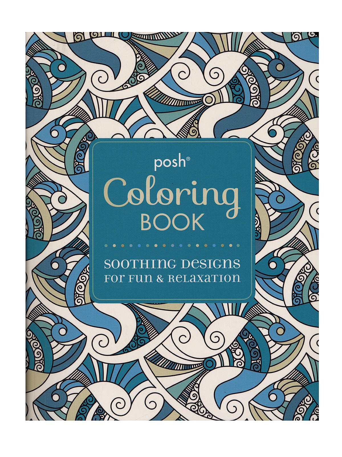 Posh Coloring Books Soothing Designs