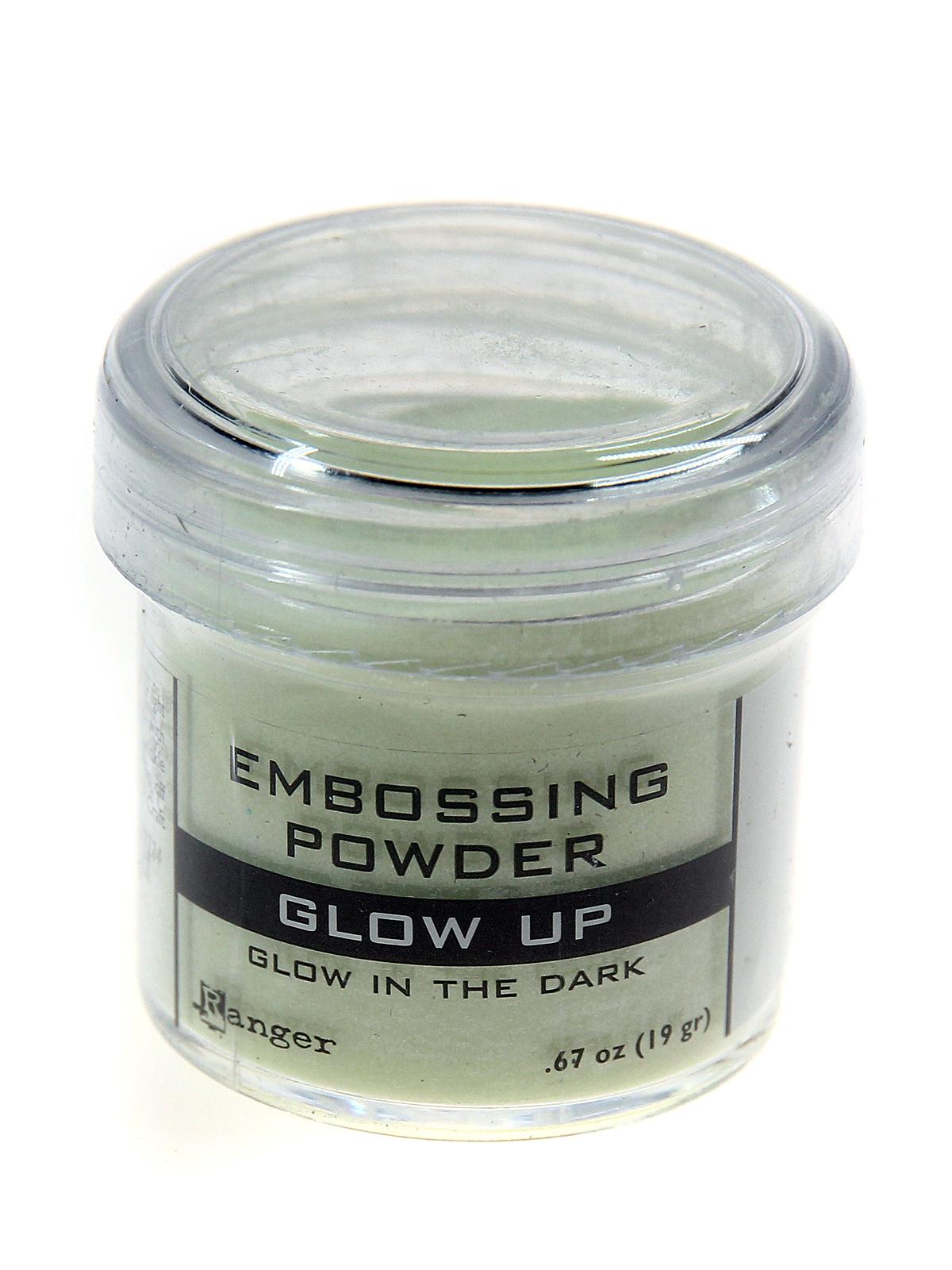 Embossing Powders glow up 0.67 oz. jar