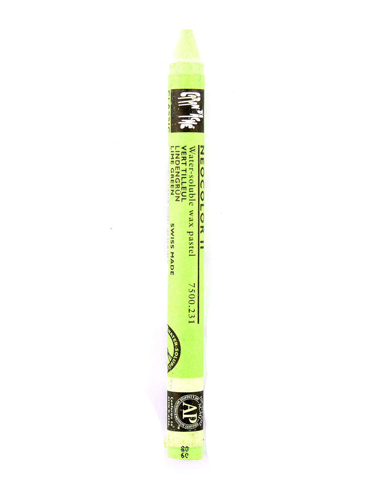 Neocolor II Aquarelle Water Soluble Wax Pastels lime green